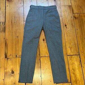 Zara Gray Dress Pants Flat Front Tailored